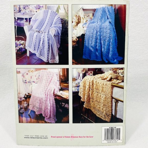 Rare Paula Vaughan's Plush & Pretty Afghans  Booklet (2004) - Picture 2 of 7